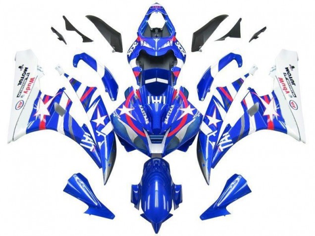 Blue Star Fiat 06-07 Yamaha YZF R6 Motorcycle Fairings Blue Star Fiat 06-07 Yamaha YZF R6 Motorcycle Fairings