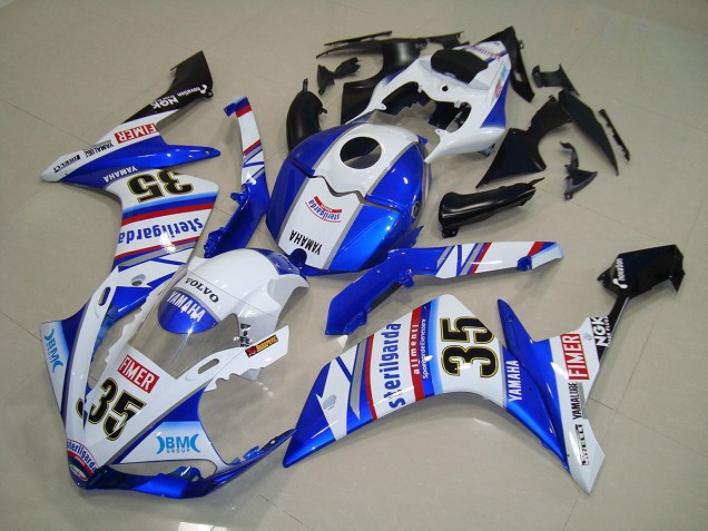 Blue Stickers 07-08 Yamaha YZF R1 Motorcycle Fairings