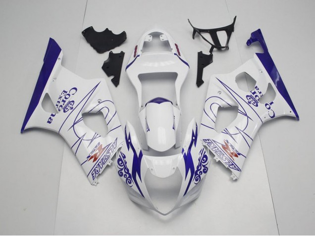 Blue Whie Corona 03-04 Suzuki GSXR 1000 Motorcycle Fairings