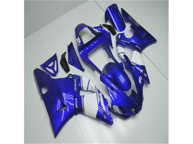 Blue White 00-01 Yamaha YZF R1 Motorcycle Fairings Blue White 00-01 Yamaha YZF R1 Motorcycle Fairings