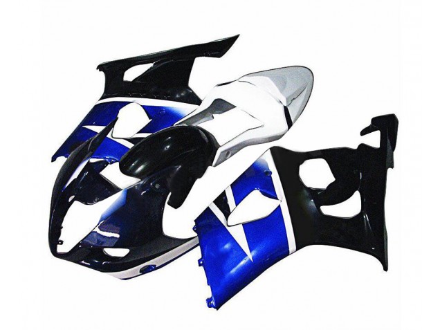 Blue White 03-04 Suzuki GSXR 1000 Motorcycle Fairings
