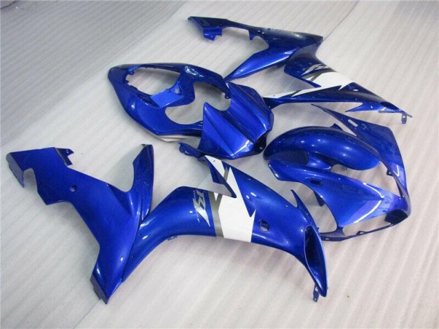 Blue White 04-06 Yamaha YZF R1 Motorcycle Fairings