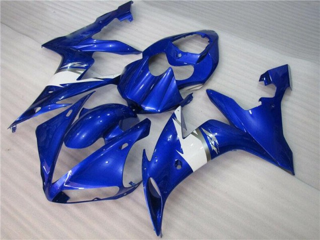 Blue White 04-06 Yamaha YZF R1 Motorcycle Fairings