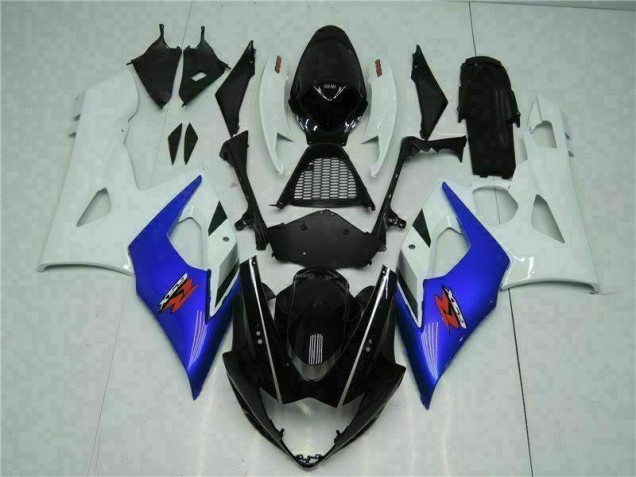 Blue White 05-06 Suzuki GSXR 1000 Motorcycle Fairing