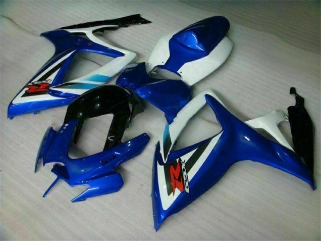 Blue White 06-07 Suzuki GSXR 600/750 Motorcycle Bodywork