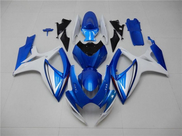 Blue White 06-07 Suzuki GSXR 600/750 Motorcycle Fairing Blue White 06-07 Suzuki GSXR 600/750 Motorcycle Fairing