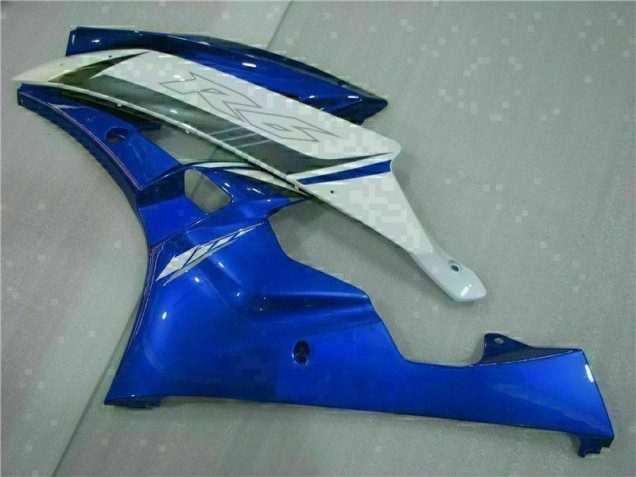 Blue White 06-07 Yamaha YZF R6 Motorcycle Fairing Blue White 06-07 Yamaha YZF R6 Motorcycle Fairing