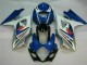 Blue White 07-08 Suzuki GSXR 1000 Full Motorcycle Fairing Kits Blue White 07-08 Suzuki GSXR 1000 Full Motorcycle Fairing Kits