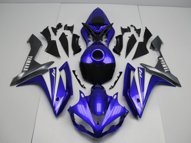 Blue White 07-08 Yamaha YZF R1 Motorcycle Fairings