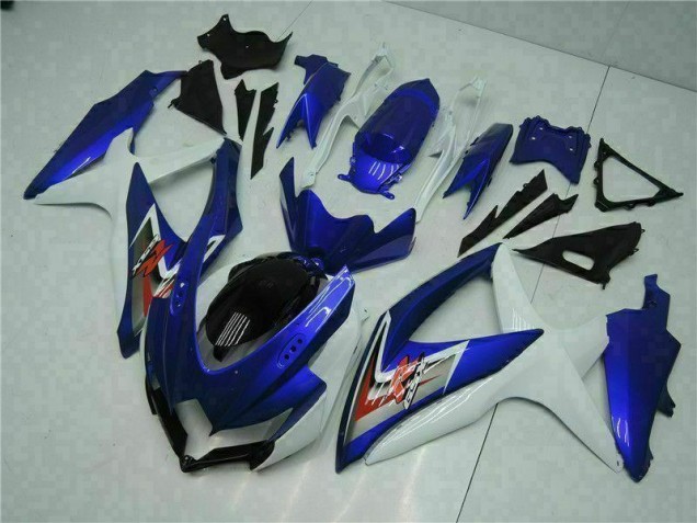Blue White 08-10 Suzuki GSXR 600/750 Full Motorcycle Fairing Kits Blue White 08-10 Suzuki GSXR 600/750 Full Motorcycle Fairing Kits