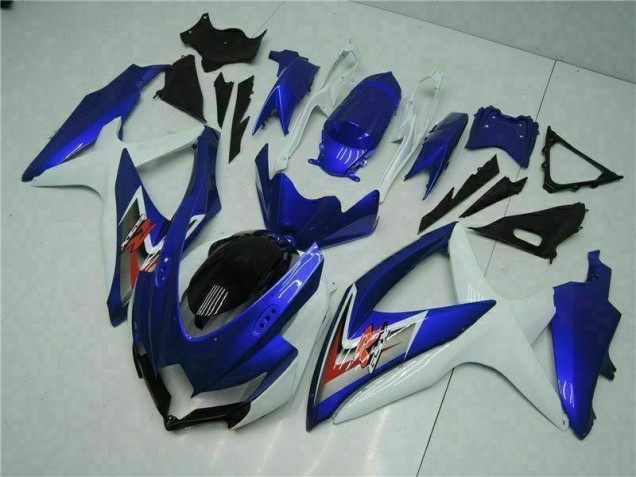 Blue White 08-10 Suzuki GSXR 600/750 Motorcycle Fairing Kits Blue White 08-10 Suzuki GSXR 600/750 Motorcycle Fairing Kits