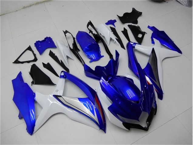 Blue White 08-10 Suzuki GSXR 600/750 Motorcycle Fairings Blue White 08-10 Suzuki GSXR 600/750 Motorcycle Fairings