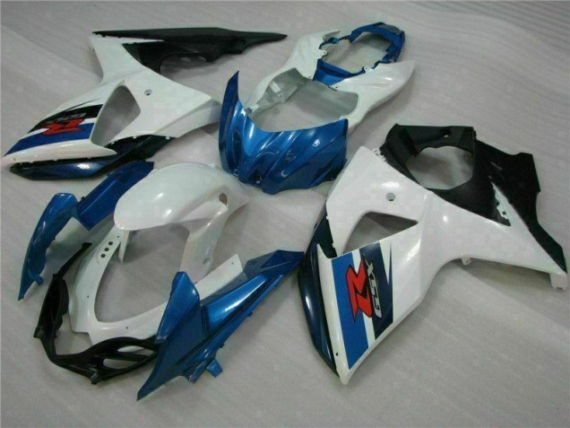 Blue White 09-16 Suzuki GSXR 1000 ABS Motorcycle Fairings