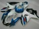 Blue White 09-16 Suzuki GSXR 1000 ABS Motorcycle Fairings