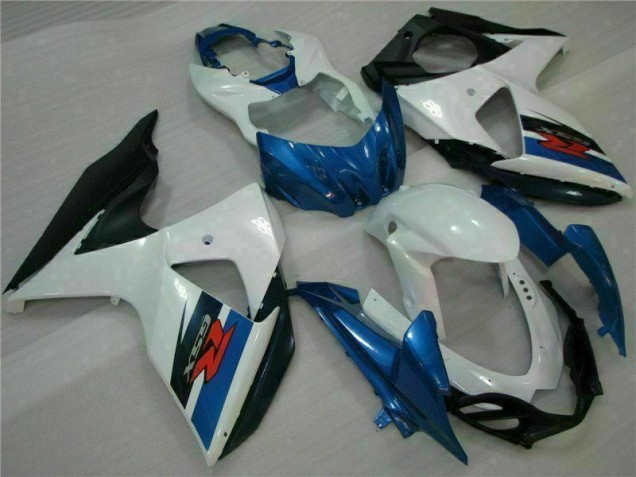 Blue White 09-16 Suzuki GSXR 1000 ABS Motorcycle Fairings
