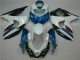 Blue White 09-16 Suzuki GSXR 1000 ABS Motorcycle Fairings