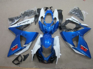 Blue White 09-16 Suzuki GSXR 1000 Full Motorcycle Fairing Kits