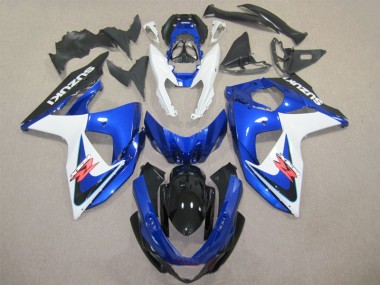 Blue White 09-16 Suzuki GSXR 1000 Motorcycle Fairing Kits