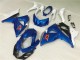 Blue White 09-16 Suzuki GSXR 1000 Motorcycle Fairing Kits & Plastic