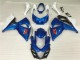 Blue White 09-16 Suzuki GSXR 1000 Motorcycle Fairing Kits & Plastic