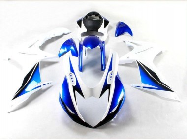 Blue White 11-21 Suzuki GSXR 600/750 Full Motorcycle Fairing Kits