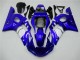 Blue White 98-02 Yamaha YZF R6 Motorcycle Fairings