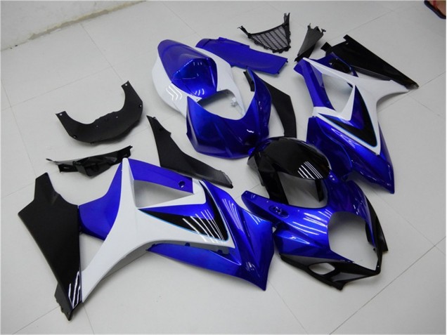 Blue White Black 07-08 Suzuki GSXR 1000 Motorcycle Fairings Blue White Black 07-08 Suzuki GSXR 1000 Motorcycle Fairings