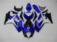 Blue White Black 07-08 Suzuki GSXR 1000 Motorcycle Fairings Blue White Black 07-08 Suzuki GSXR 1000 Motorcycle Fairings