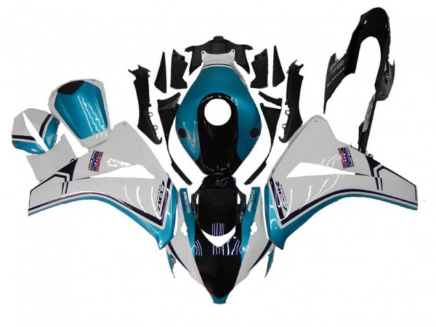 Blue White Black 08-11 Honda CBR1000RR Motorcycle Fairings Blue White Black 08-11 Honda CBR1000RR Motorcycle Fairings