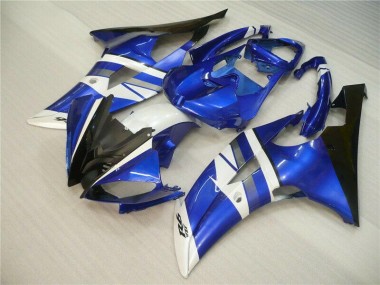 Blue White Black 08-16 Yamaha YZF R6 Motorcycle Fairing