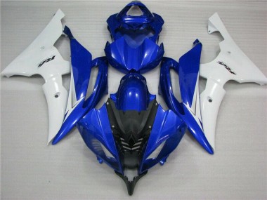 Blue White Black 08-16 Yamaha YZF R6 Motorcycle Fairings