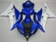 Blue White Black 08-16 Yamaha YZF R6 Motorcycle Fairings