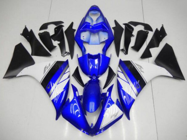 Blue White Black 09-11 Yamaha YZF R1 Motorcycle Fairings