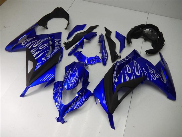 Blue White Black 13-16 Kawasaki EX300 Motorcycle Fairings Blue White Black 13-16 Kawasaki EX300 Motorcycle Fairings