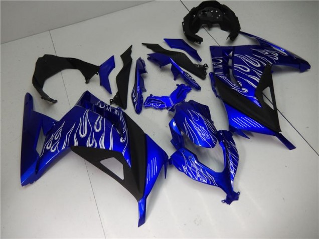 Blue White Black 13-16 Kawasaki EX300 Motorcycle Fairings Blue White Black 13-16 Kawasaki EX300 Motorcycle Fairings