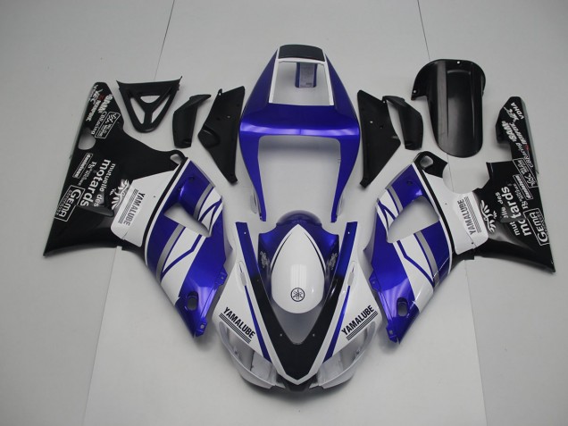 Blue White Black 98-99 Yamaha YZF R1 Motorcycle Fairings Blue White Black 98-99 Yamaha YZF R1 Motorcycle Fairings