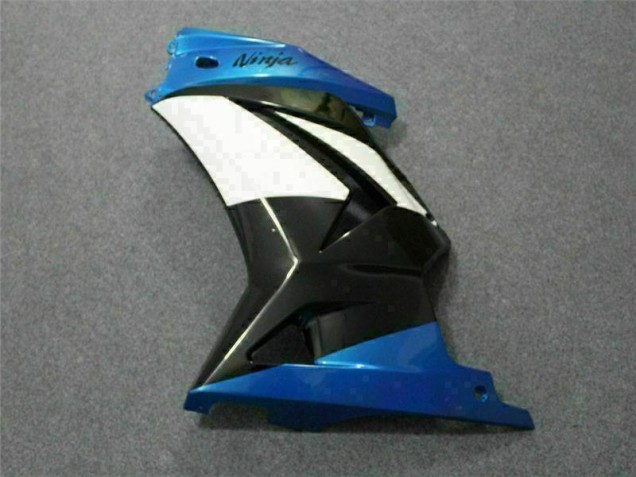 Blue White Black Ninja 08-12 Kawasaki EX250 Motorcycle Fairing Blue White Black Ninja 08-12 Kawasaki EX250 Motorcycle Fairing