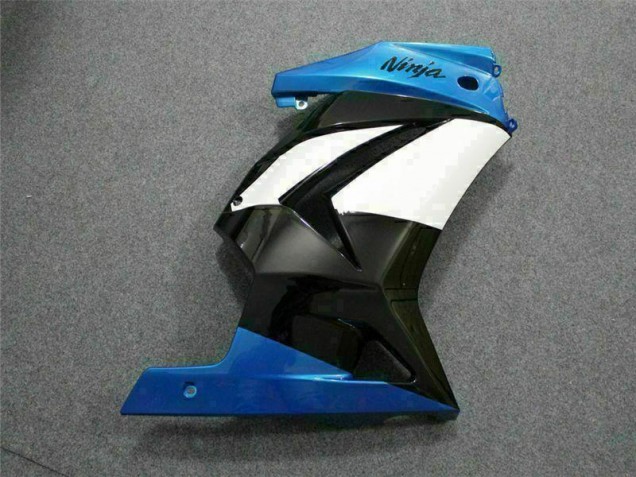 Blue White Black Ninja 08-12 Kawasaki EX250 Motorcycle Fairing Blue White Black Ninja 08-12 Kawasaki EX250 Motorcycle Fairing