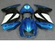 Blue White Black Ninja 08-12 Kawasaki EX250 Motorcycle Fairing Blue White Black Ninja 08-12 Kawasaki EX250 Motorcycle Fairing