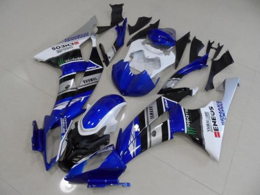 Blue White ENEOS 08-16 Yamaha YZF R6 Motorcycle Fairings
