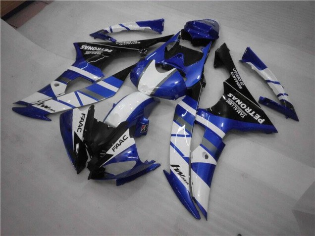 Blue White FAAC 08-16 Yamaha YZF R6 Motorcycle Fairings Blue White FAAC 08-16 Yamaha YZF R6 Motorcycle Fairings