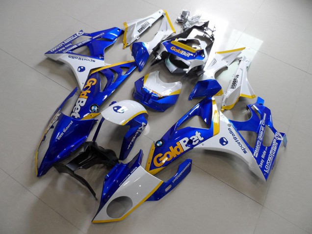 Blue White GoldBet 09-14 BMW S1000RR Motorcycle Bodywork Blue White GoldBet 09-14 BMW S1000RR Motorcycle Bodywork