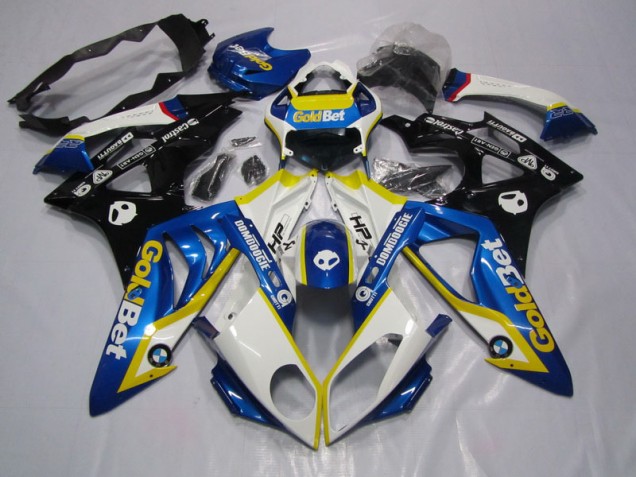 Blue White GoldBet 09-14 BMW S1000RR Motorcycle Fairings Blue White GoldBet 09-14 BMW S1000RR Motorcycle Fairings