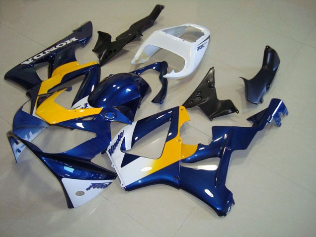 Blue Yellow 00-01 Honda CBR900RR 929 Motorcycle Fairings