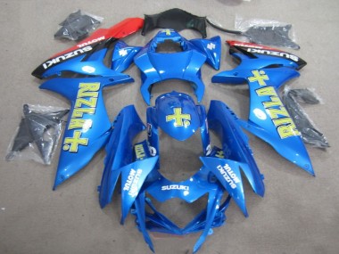Blue Yellow Rizla 11-21 Suzuki GSXR 750 Motorcycle Fairings