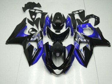 Blue and Black 09-16 Suzuki GSXR 1000 Motorcycle Fairings