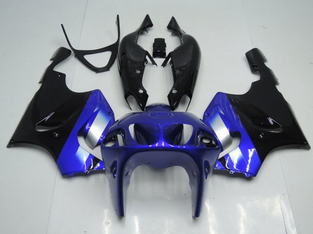 Blue and Black 96-03 Kawasaki ZX7R Motorcycle Fairings Blue and Black 96-03 Kawasaki ZX7R Motorcycle Fairings