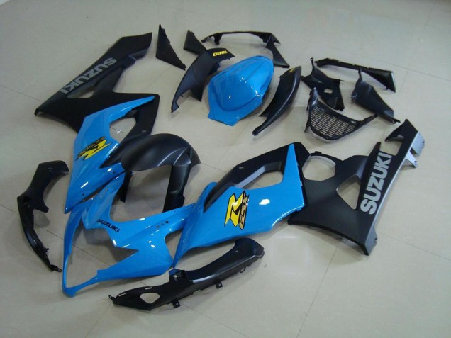 Blue and Matte Black 05-06 Suzuki GSXR 1000 Motorcycle Fairings Blue and Matte Black 05-06 Suzuki GSXR 1000 Motorcycle Fairings