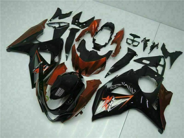 Brown Black 09-16 Suzuki GSXR 1000 Motorcycle Fairing Brown Black 09-16 Suzuki GSXR 1000 Motorcycle Fairing