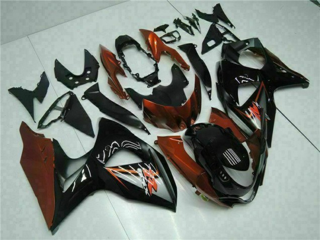 Brown Black 09-16 Suzuki GSXR 1000 Motorcycle Fairing Brown Black 09-16 Suzuki GSXR 1000 Motorcycle Fairing